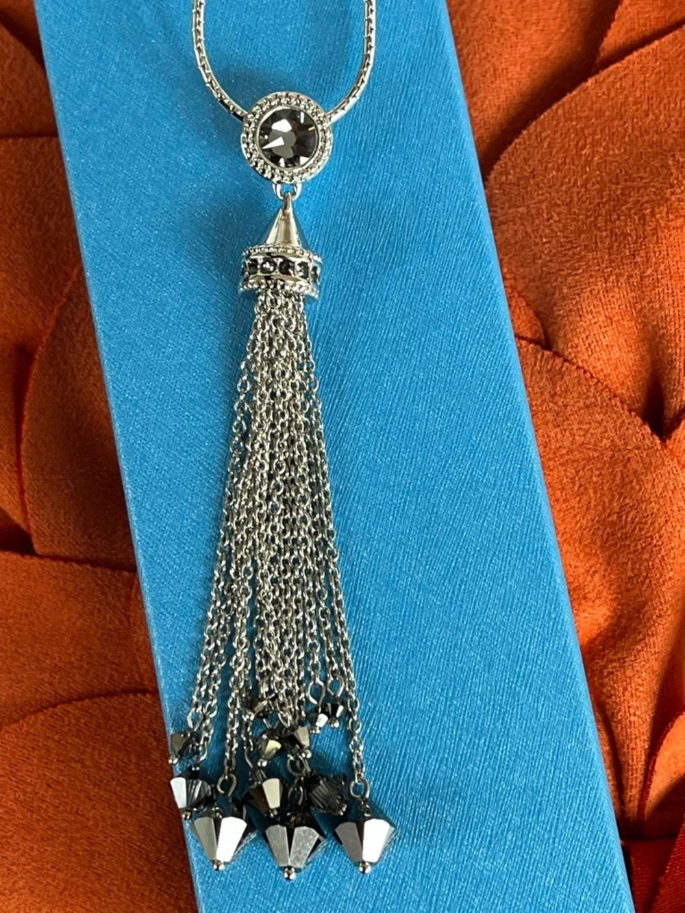 Touchstone Crystal Double Take Pendant BNIB w/tags $119 RT Value - Picture 7 of 8